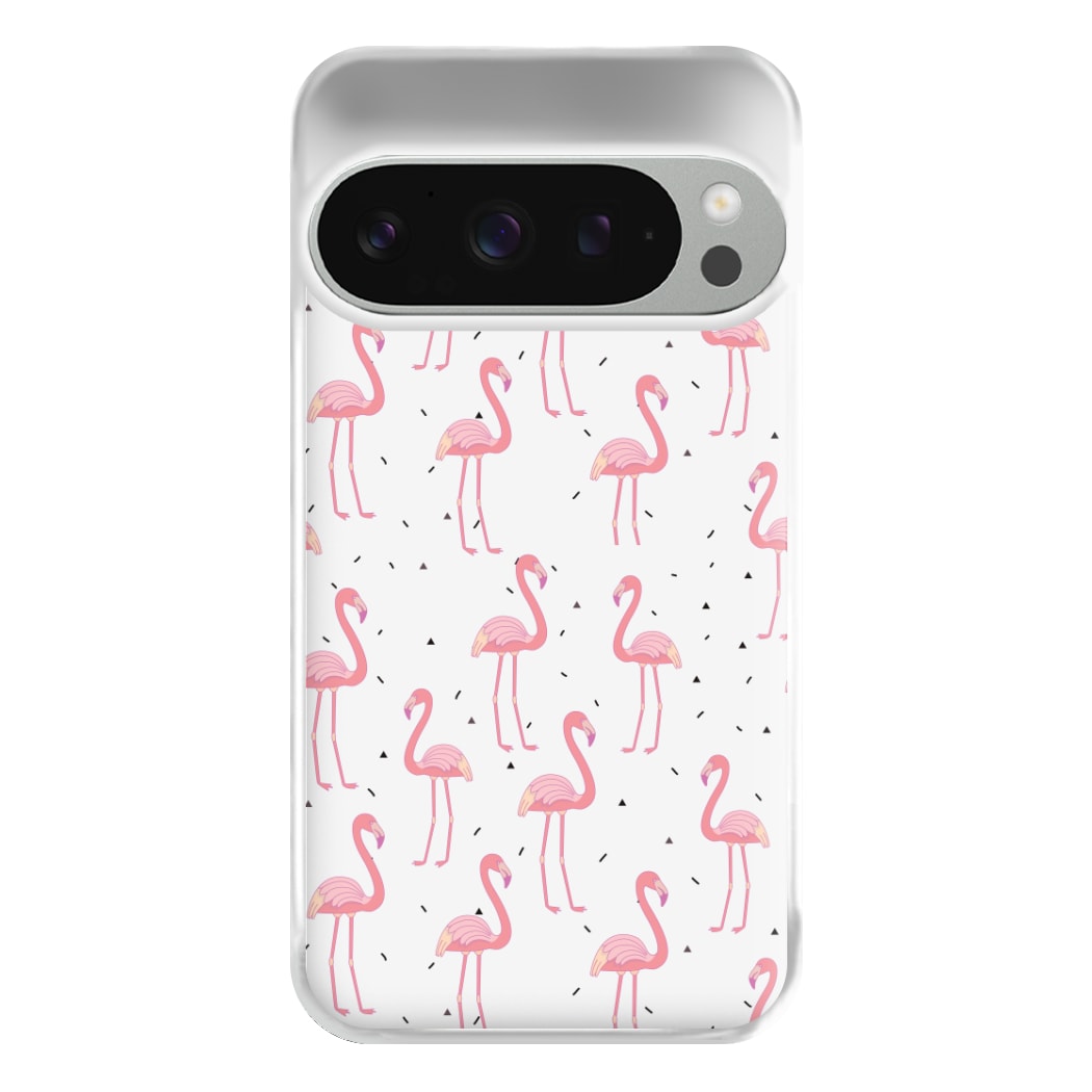 Pink Flamingo Pattern Phone Case for Google Pixel 9 Pro XL