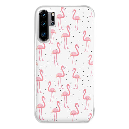 Pink Flamingo Pattern Phone Case for Huawei P30 Pro