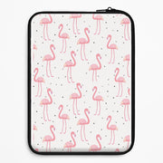 Pink Flamingo Pattern Laptop Sleeve 1