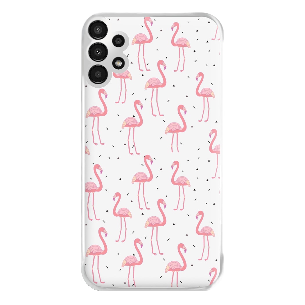 Pink Flamingo Pattern Phone Case for Galaxy A13