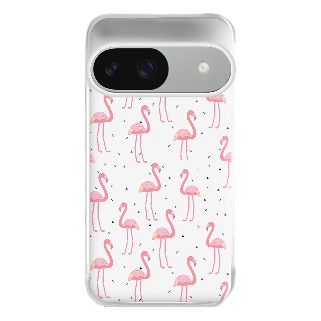 Pink Flamingo Pattern Phone Case for Google Pixel 9 / 9 Pro