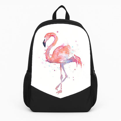 Watercolour Flamingo Painting Backpack
