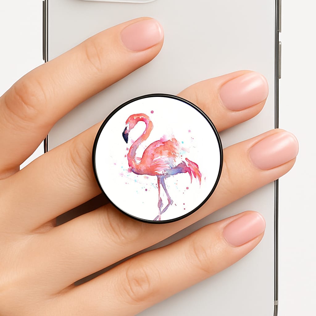 Watercolour Flamingo Painting FunGrip