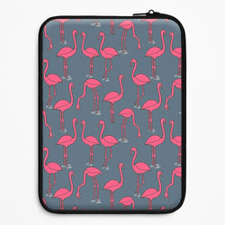 Basic Pink Flamingo Pattern Universal Laptop Sleeve