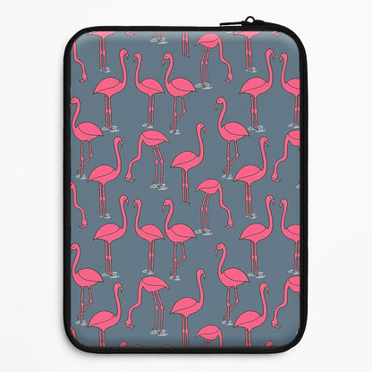 Basic Pink Flamingo Pattern Universal Laptop Sleeve