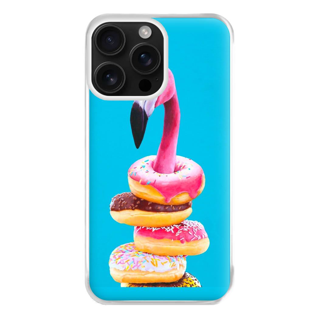 A Famished Flamingo Phone Case for iPhone 16 Pro Max