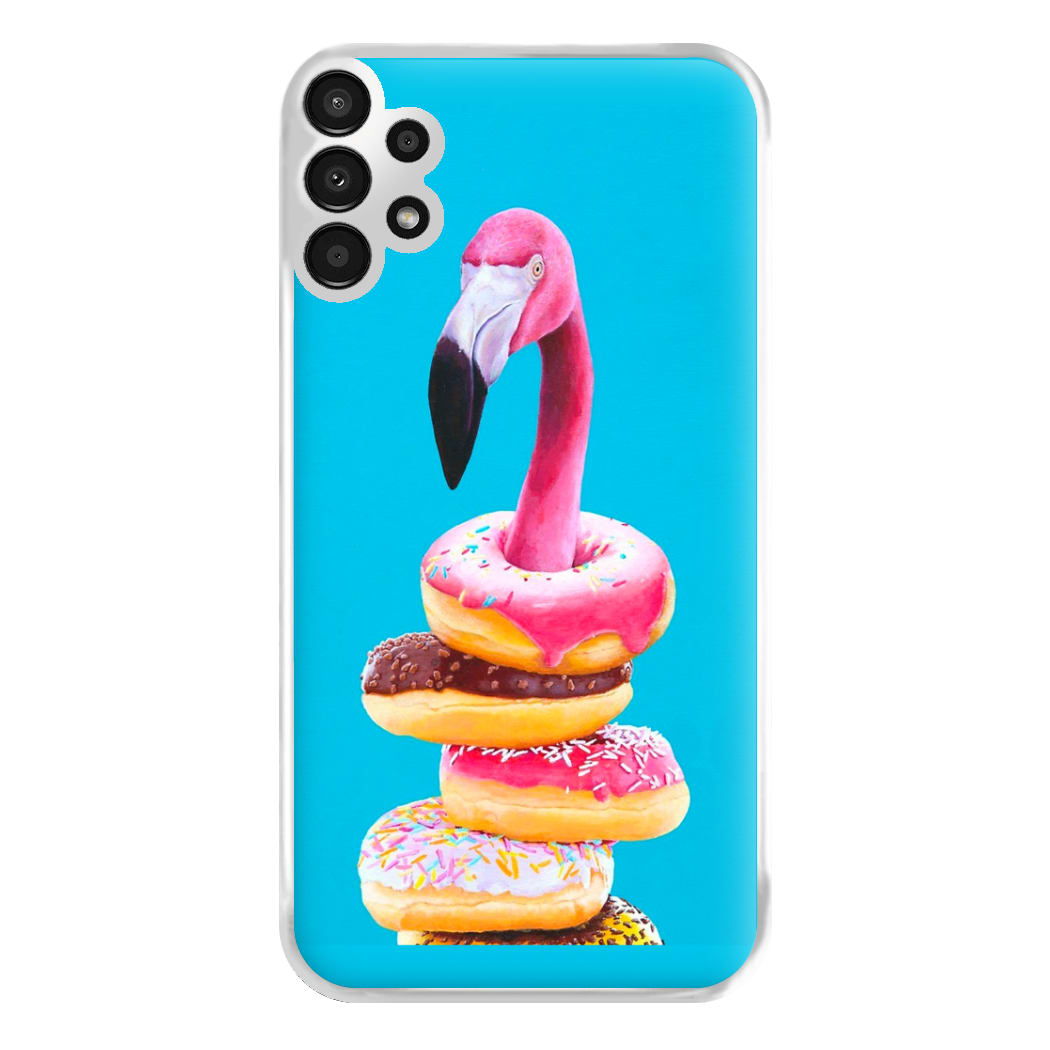 A Famished Flamingo Phone Case for Galaxy A13