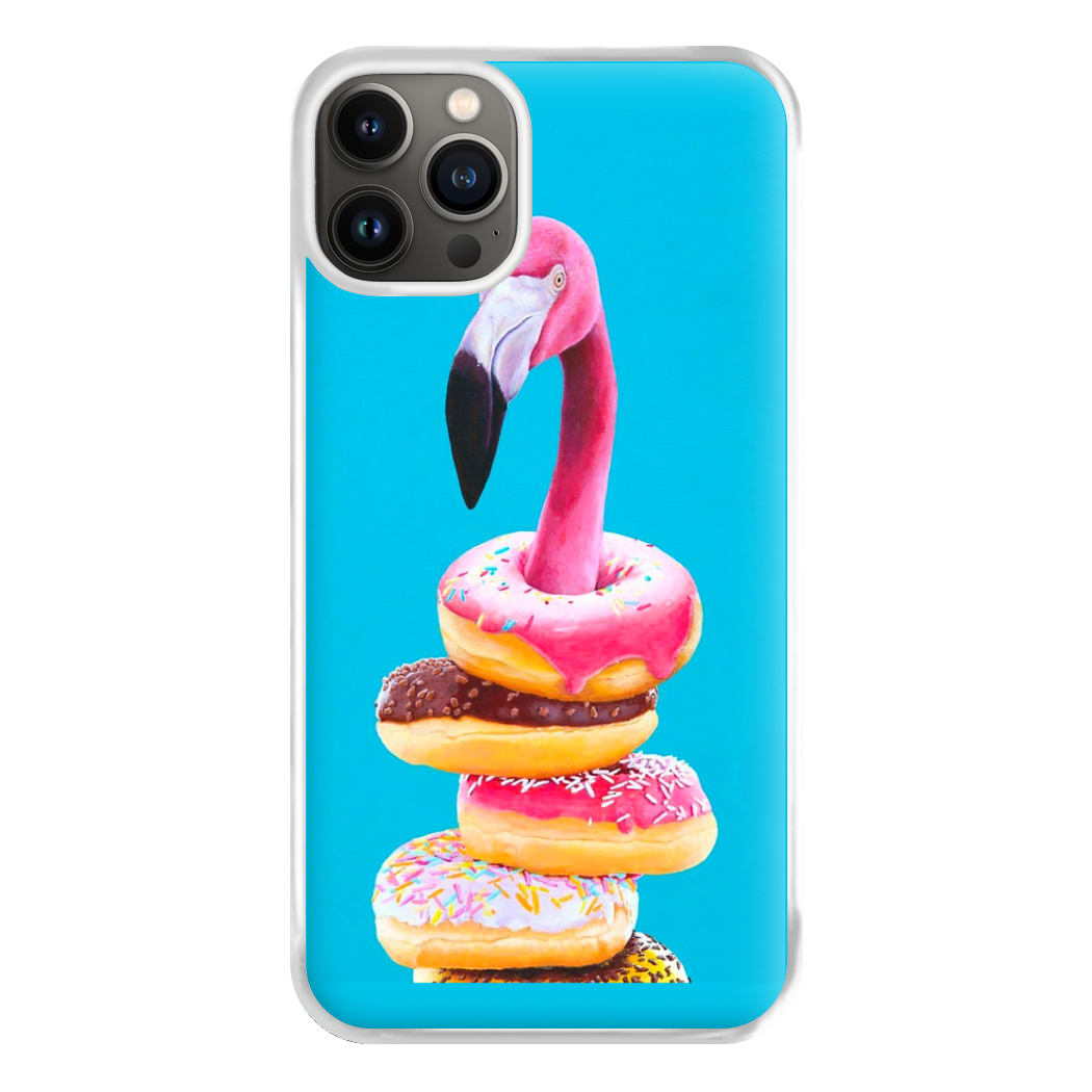 A Famished Flamingo Phone Case for iPhone 13