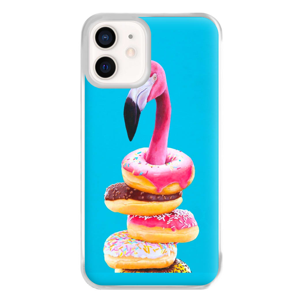 A Famished Flamingo Phone Case for iPhone 13 Mini