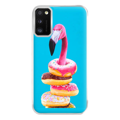 A Famished Flamingo Phone Case for Galaxy A41