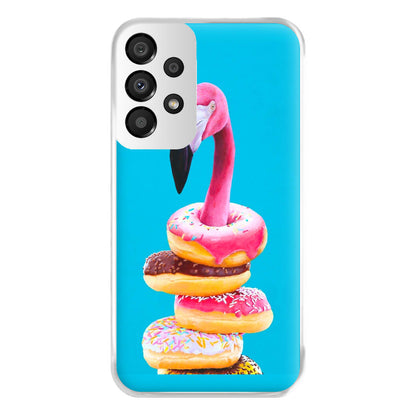 A Famished Flamingo Phone Case for Galaxy A33