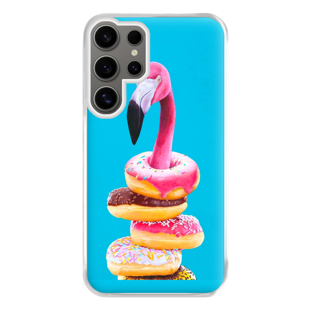 A Famished Flamingo Phone Case for Galaxy S24 Ultra