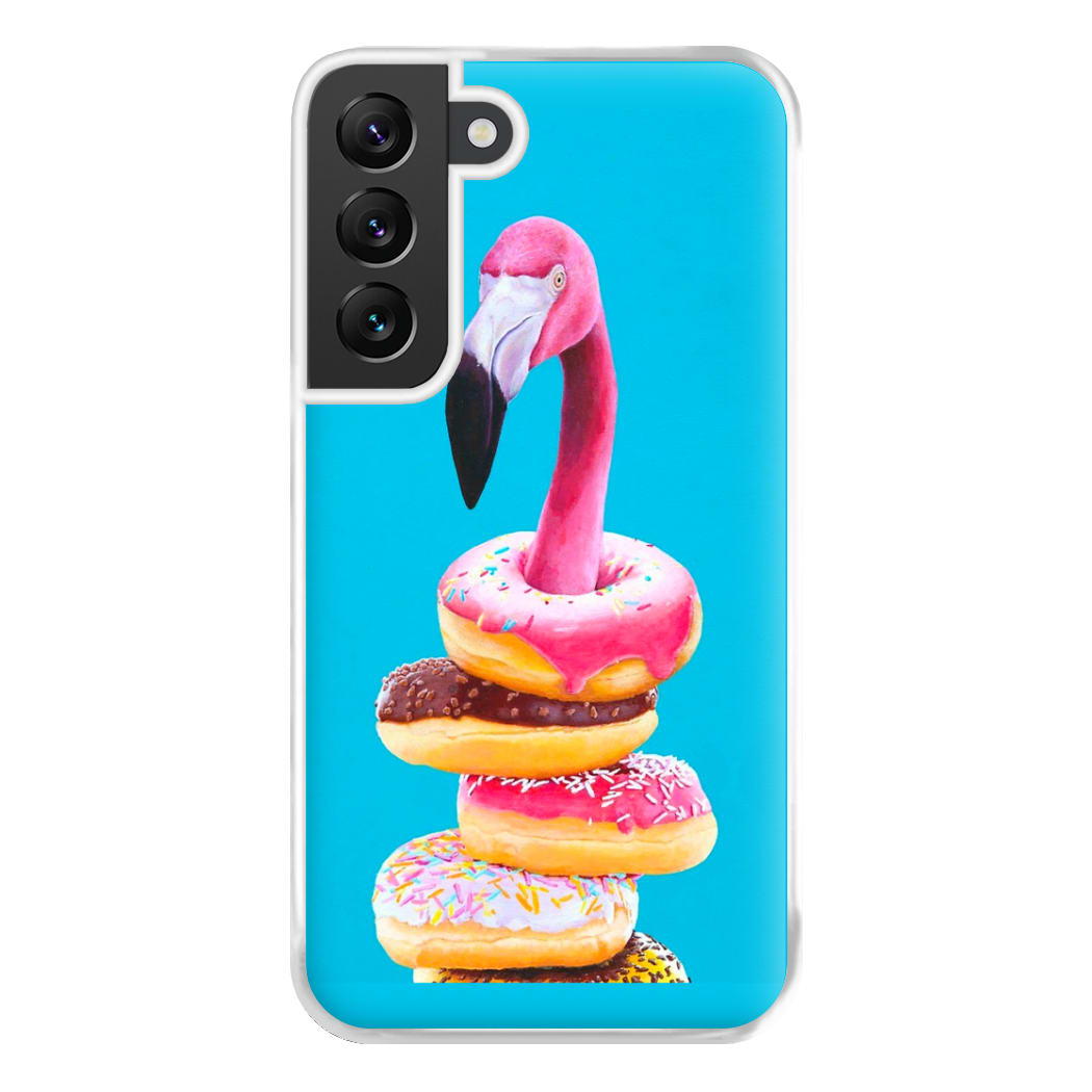 A Famished Flamingo Phone Case for Galaxy S22 Plus