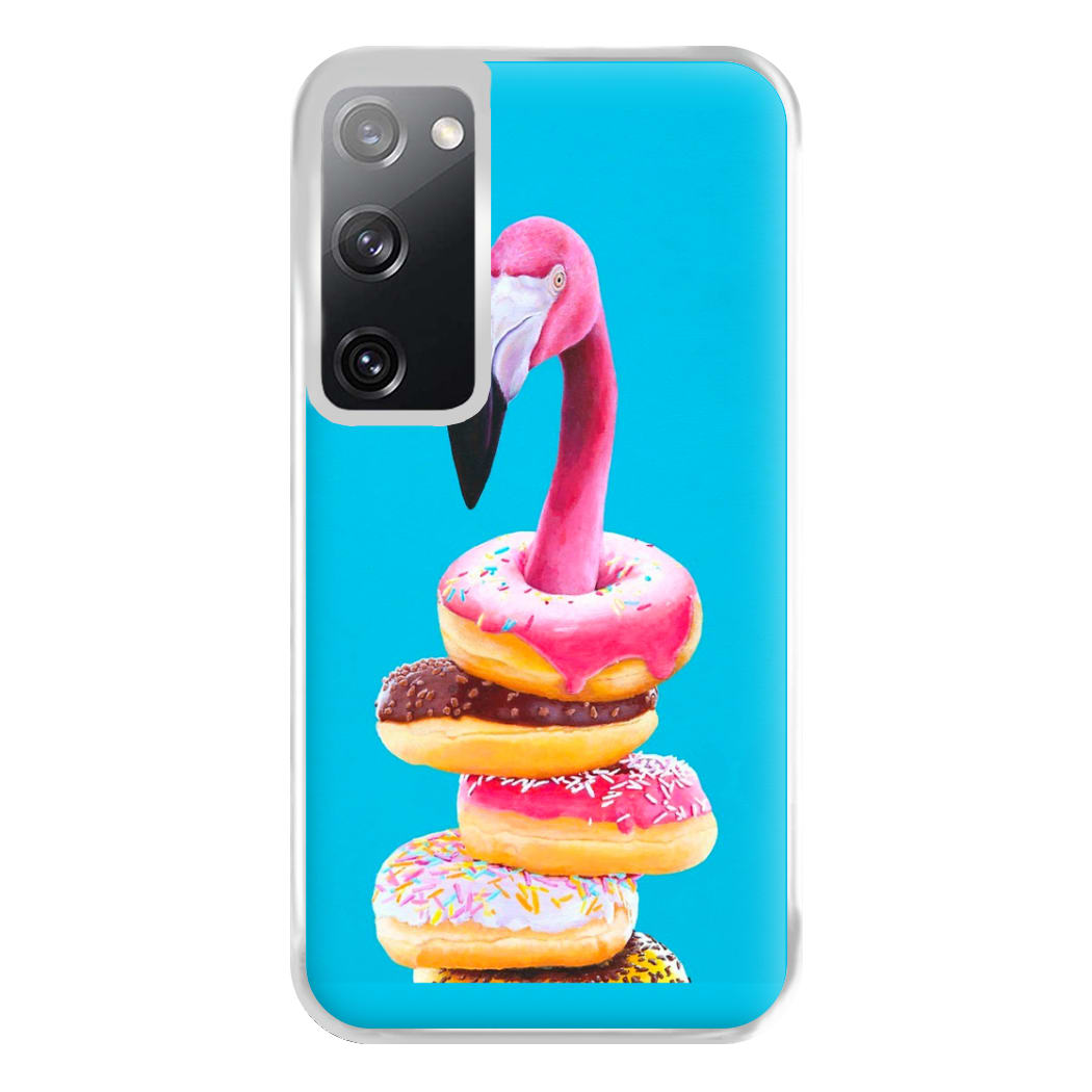 A Famished Flamingo Phone Case for Galaxy S20