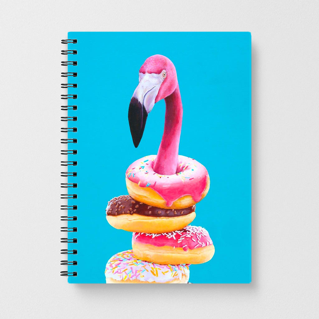 A Famished Flamingo Notebook