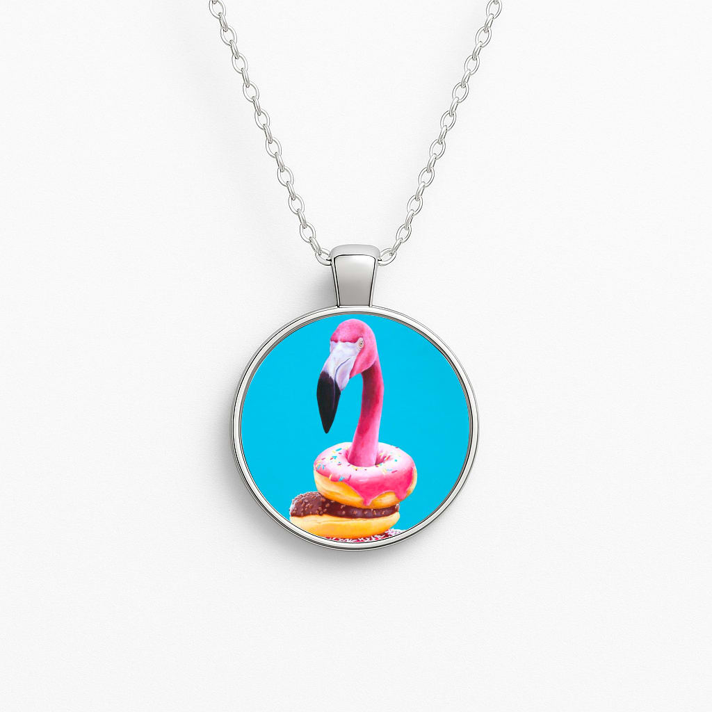 A Famished Flamingo Necklace