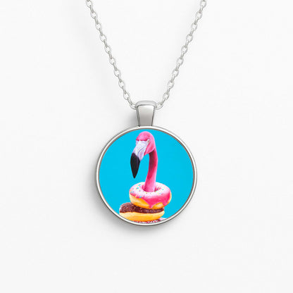 A Famished Flamingo Necklace
