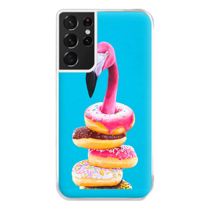 A Famished Flamingo Phone Case for Galaxy S21 Ultra