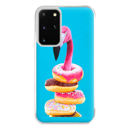 A Famished Flamingo Phone Case for Galaxy S20 Plus