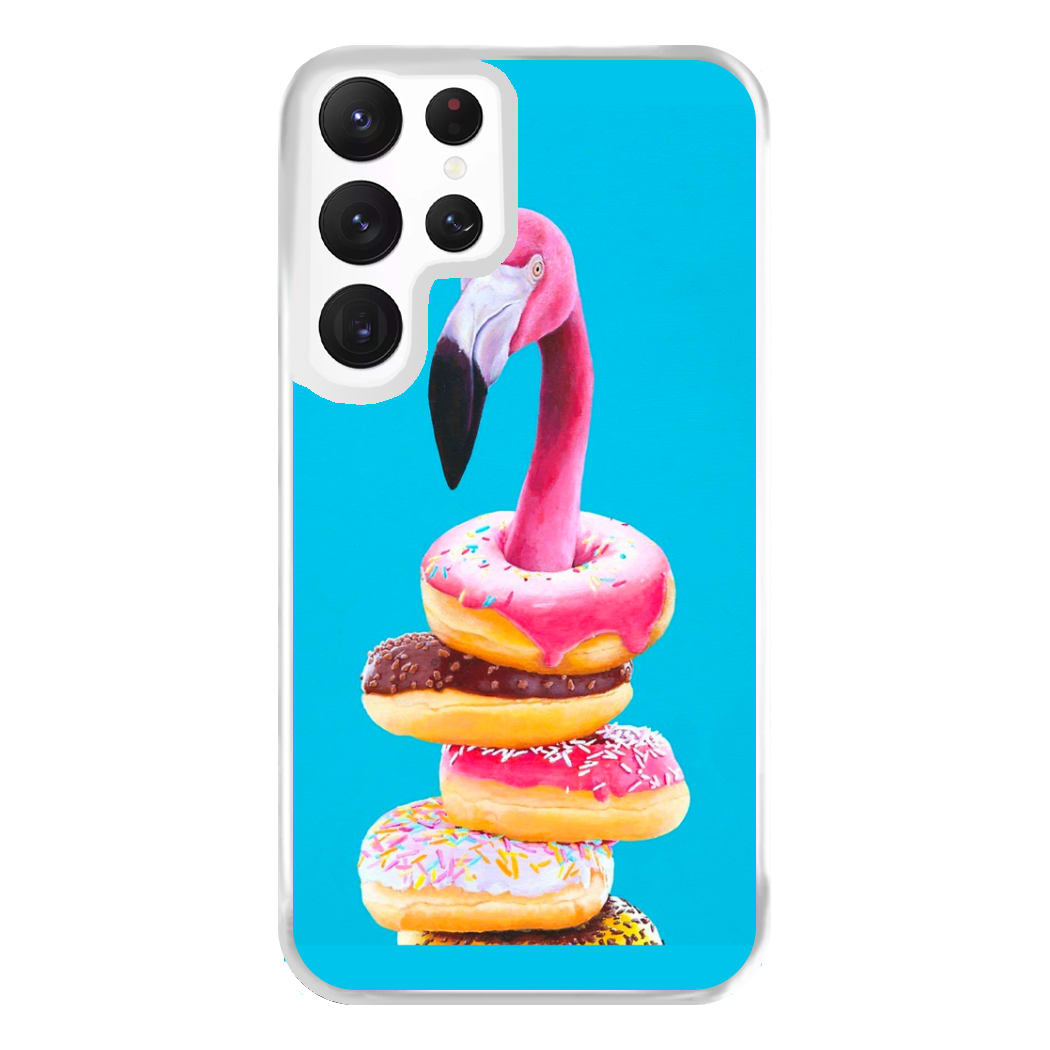 A Famished Flamingo Phone Case for Galaxy S22 Ultra