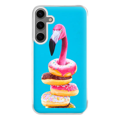 A Famished Flamingo Phone Case for Galaxy S24FE