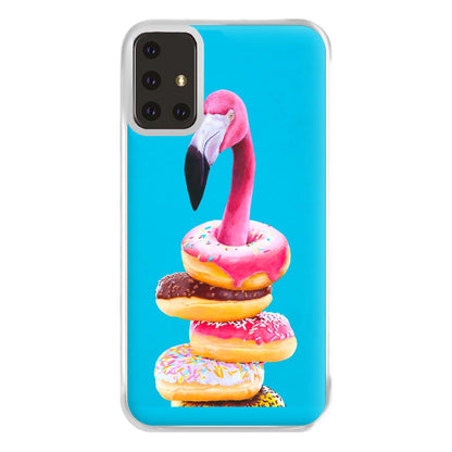 A Famished Flamingo Phone Case for Galaxy A71