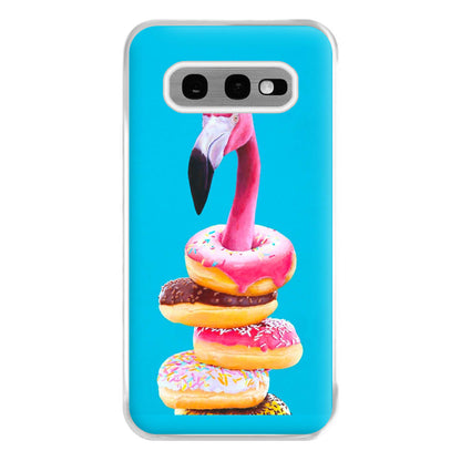 A Famished Flamingo Phone Case for Galaxy S10e