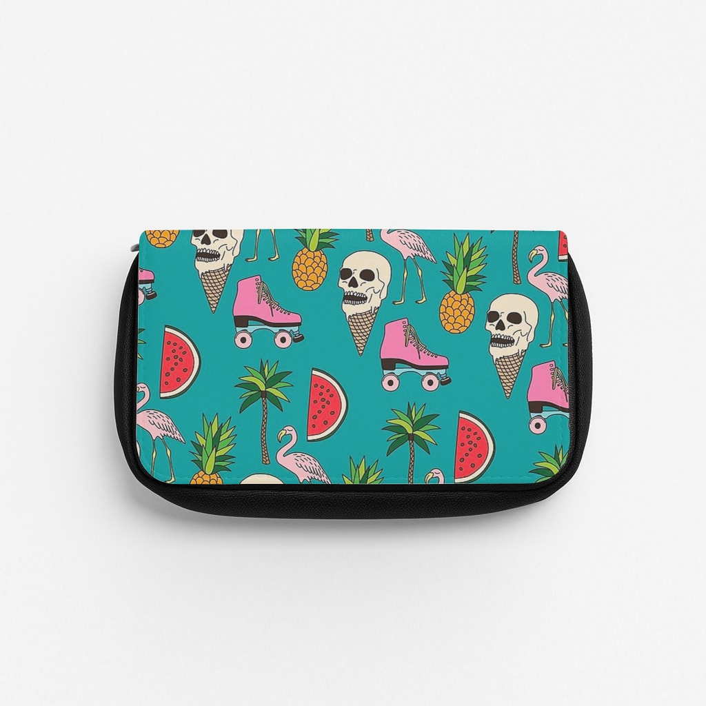 Skull Creams - Summer Pattern Pencil Case