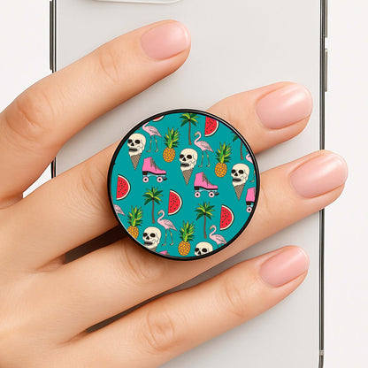 Skull Creams - Summer Pattern Phone Grip