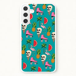 Skull Creams - Summer Pattern Phone Case for Galaxy A57