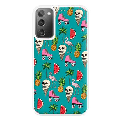 Skull Creams - Summer Pattern Phone Case for Galaxy Note 20 Ultra