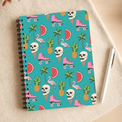 Skull Creams - Summer Pattern Notepad