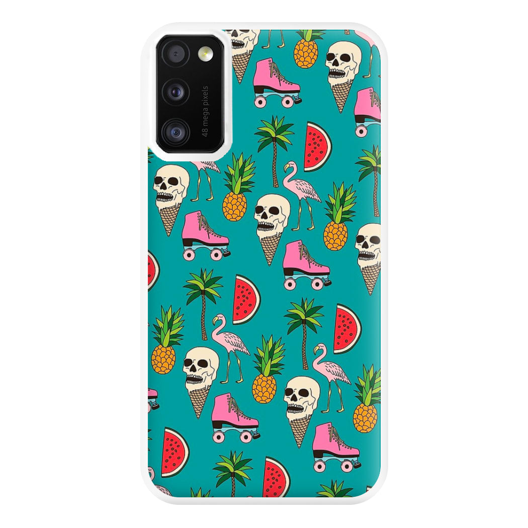 Skull Creams - Summer Pattern Phone Case for Galaxy A41