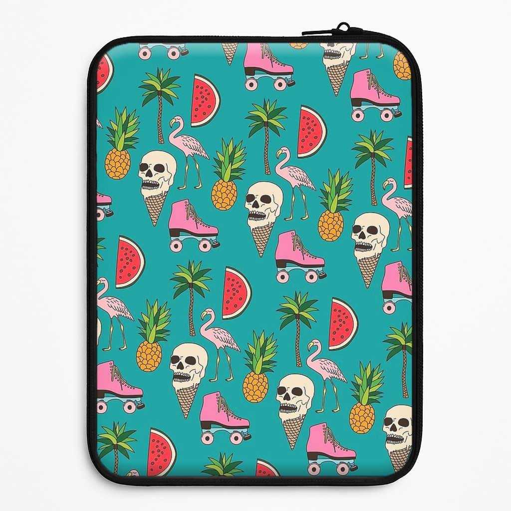 Skull Creams - Summer Pattern Laptop Sleeve