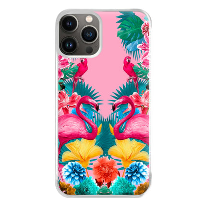 Flamingo and Tropical garden Phone Case for iPhone 11 Pro Max