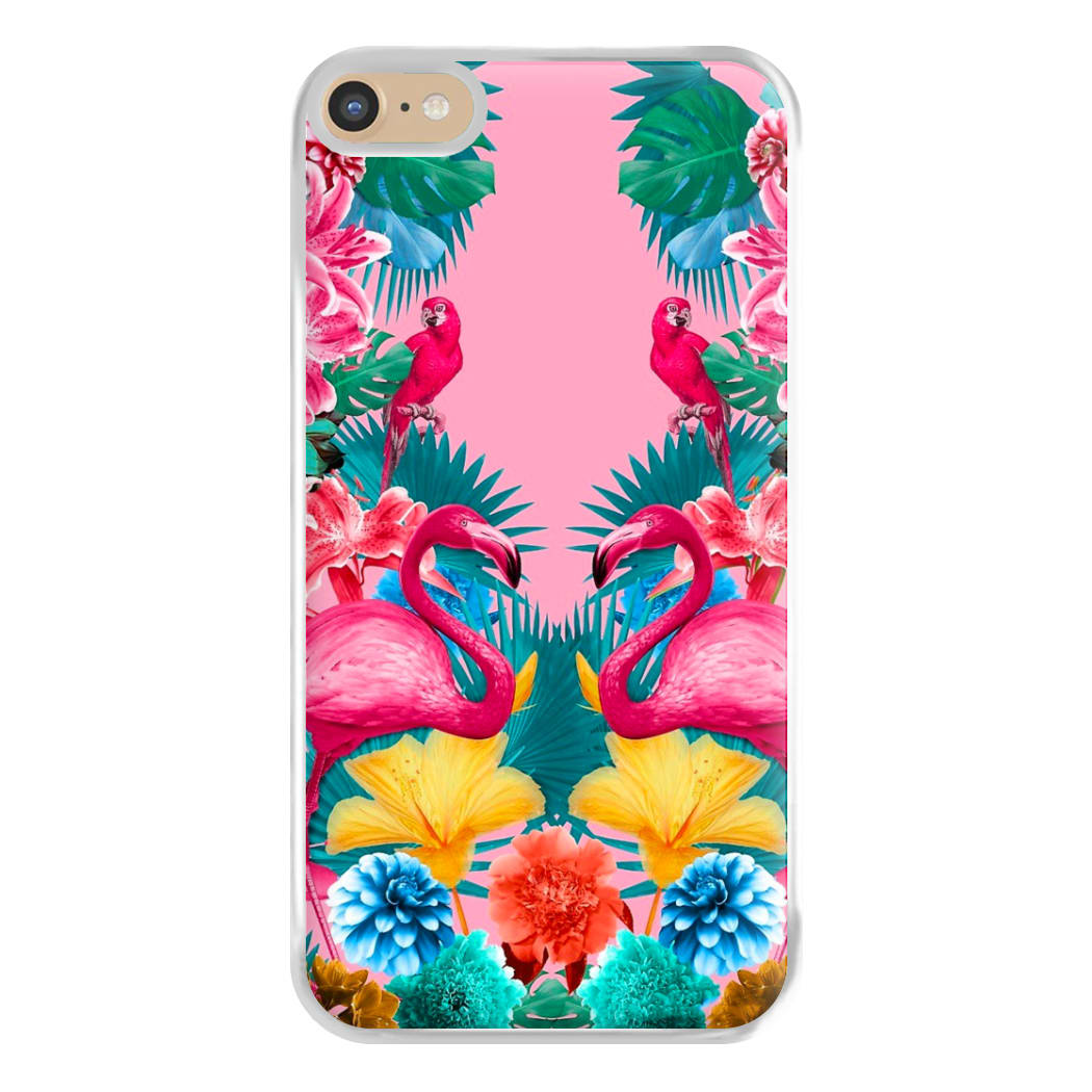 Flamingo and Tropical garden Phone Case for iPhone 6 Plus / 7 Plus / 8 Plus