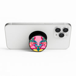 Flamingo and Tropical garden Phone Stand