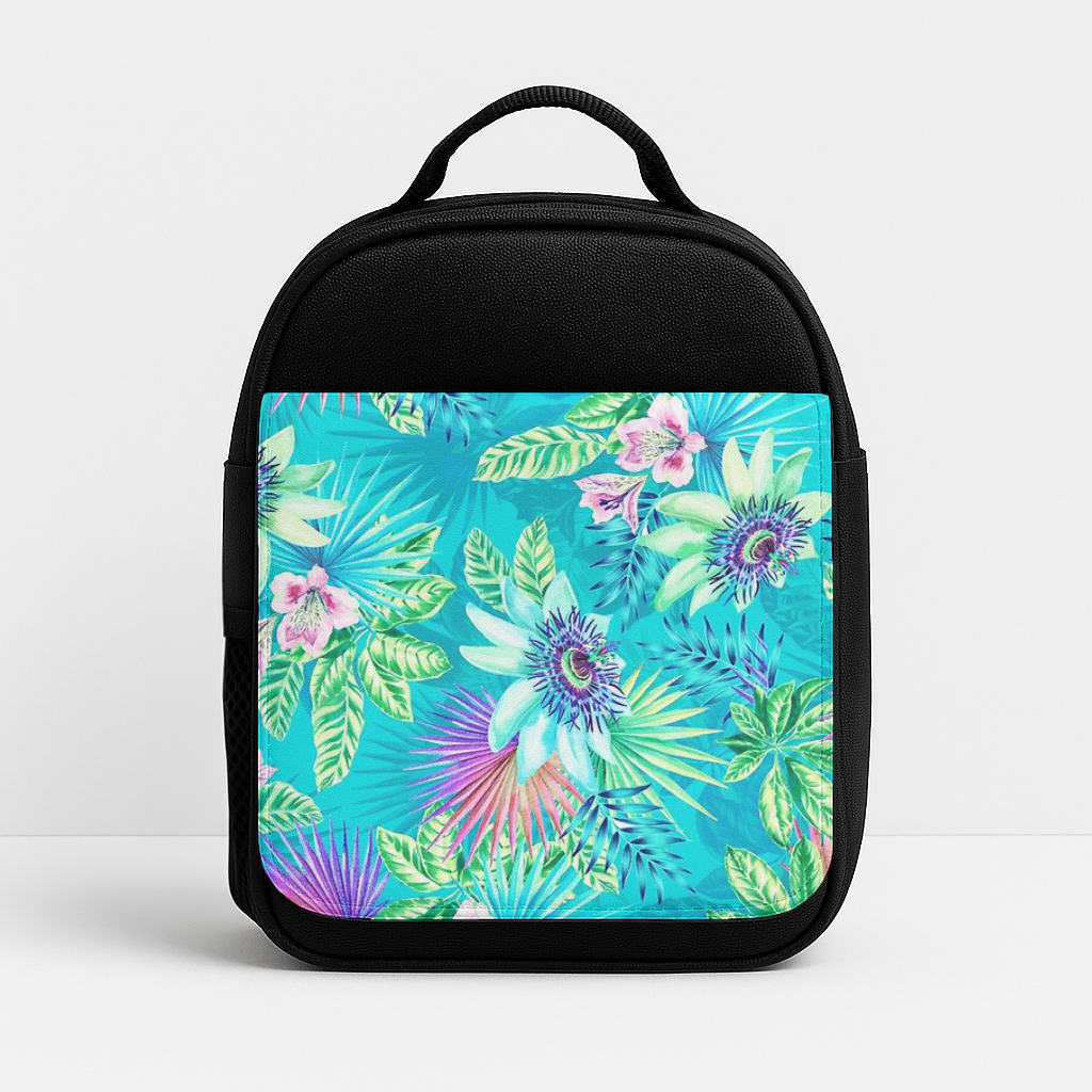 Blue Floral Pattern Lunchbox