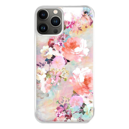 Pastel Pink Floral Pattern Phone Case for iPhone 11 Pro Max