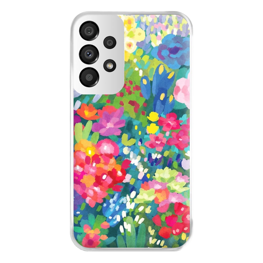 Colourful Floral Pattern Phone Case for Galaxy A33