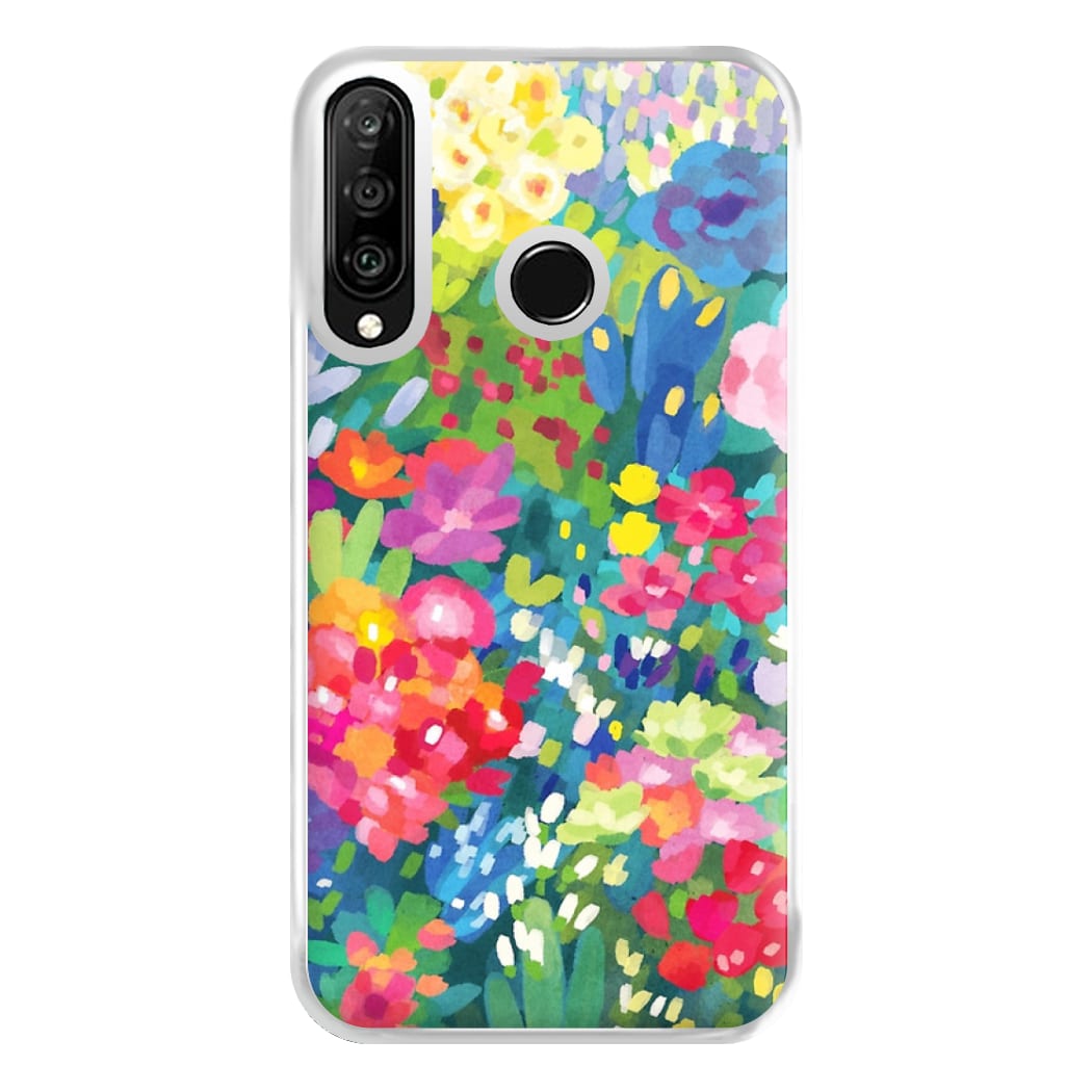 Colourful Floral Pattern Phone Case for Huawei P30 Lite