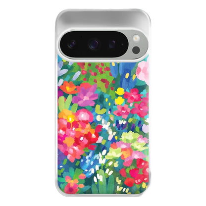 Colourful Floral Pattern Phone Case for Google Pixel 9 Pro XL