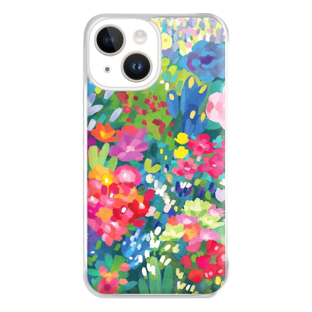 Colourful Floral Pattern Phone Case for iPhone 14