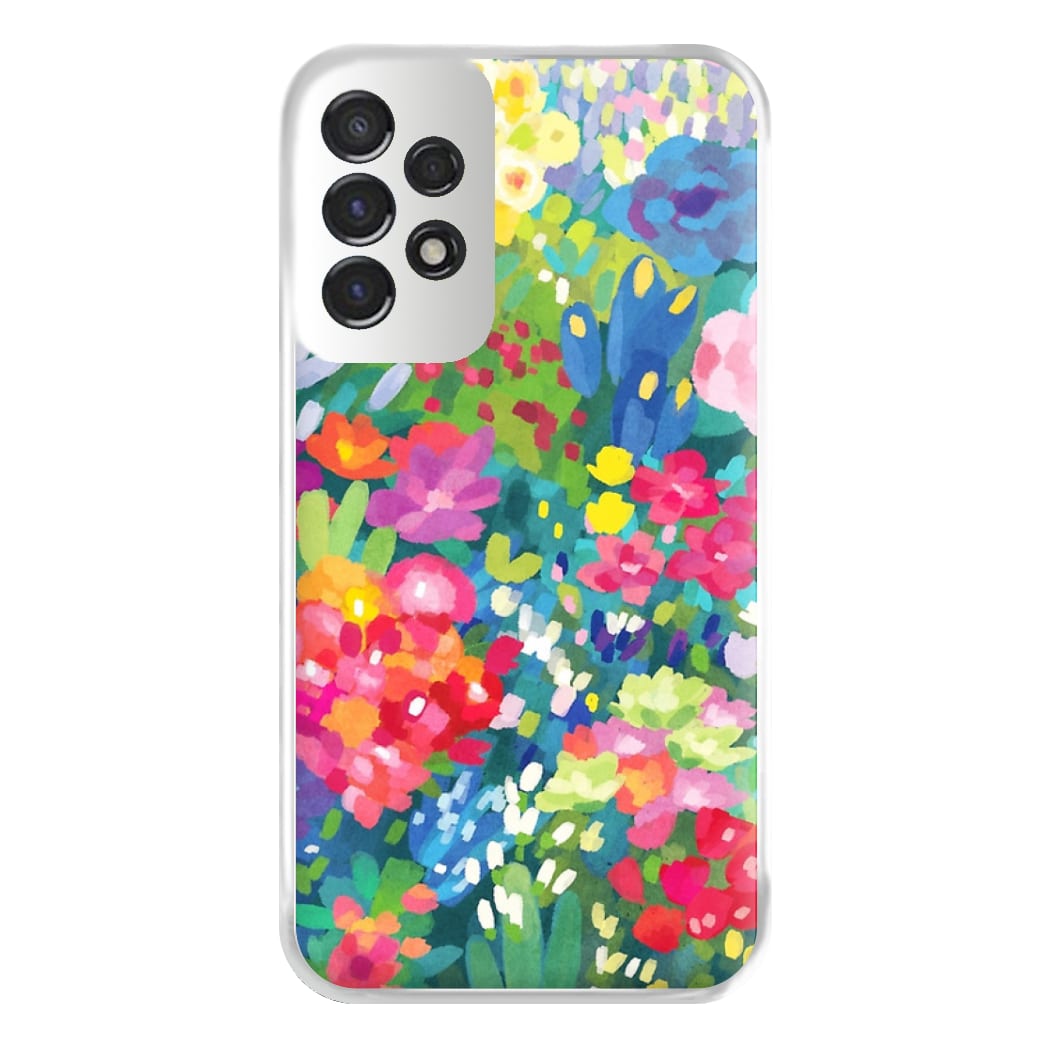 Colourful Floral Pattern Phone Case for Galaxy A53