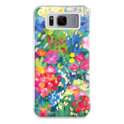 Colourful Floral Pattern Phone Case for Galaxy S8 Plus