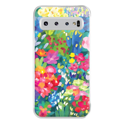 Colourful Floral Pattern Phone Case for Galaxy S10 Plus