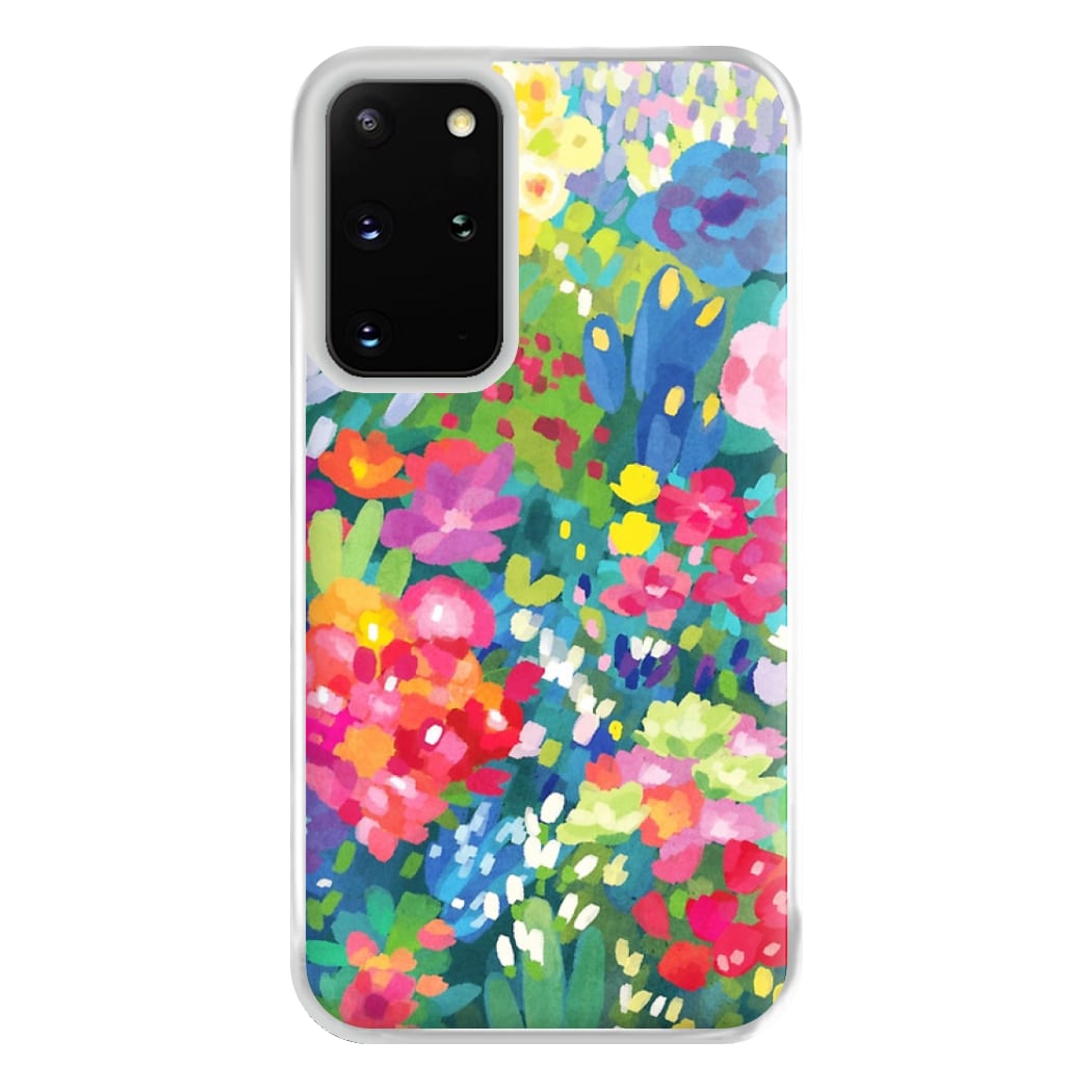 Colourful Floral Pattern Phone Case for Galaxy S20 Plus