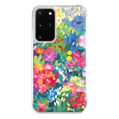 Colourful Floral Pattern Phone Case for Galaxy S20 Plus