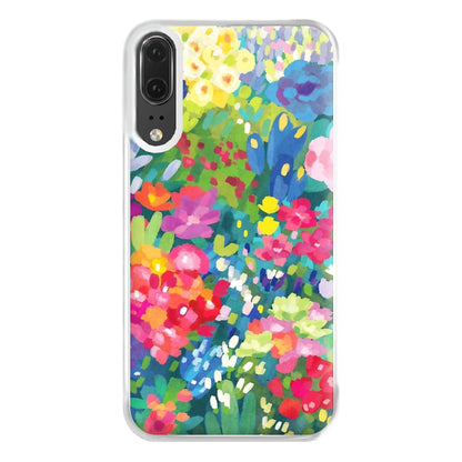 Colourful Floral Pattern Phone Case for Huawei P20