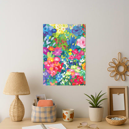 Colourful Floral Pattern Art Print